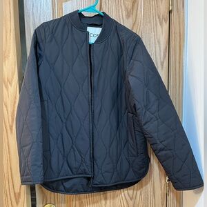 COS quilted bomber jacket